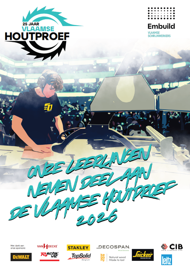 Poster Vlaamse houtproef 2026